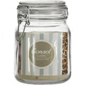 Consol Store-It Jar With Clip-Top Lid, 1L