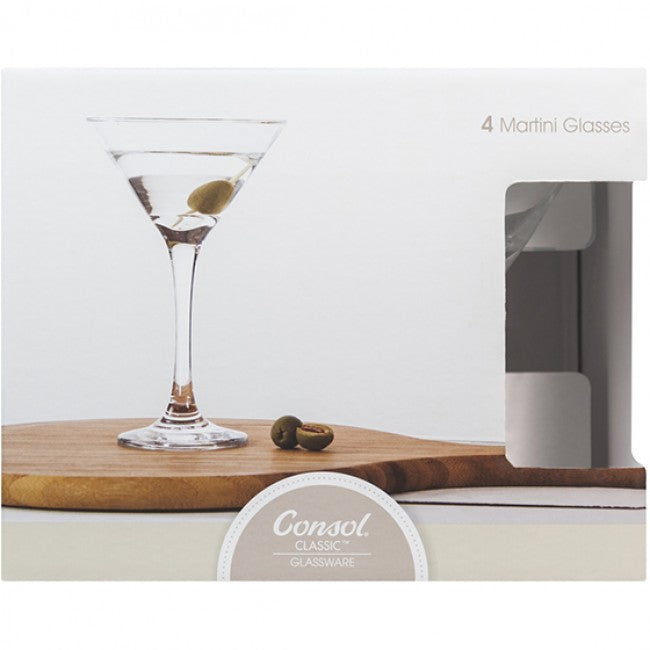 Consol Saint Remy Martini Glasses, 250ml, Set Of 4