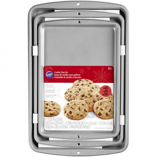Wilton Recipe Right Cookie Sheet Set, 3pc