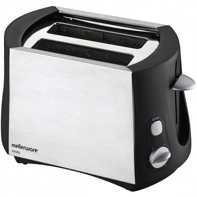 Mellerware Vesta Stainless Steel 2 Slice Toaster