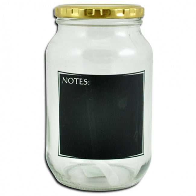 Consol Jar With Notes, 1L