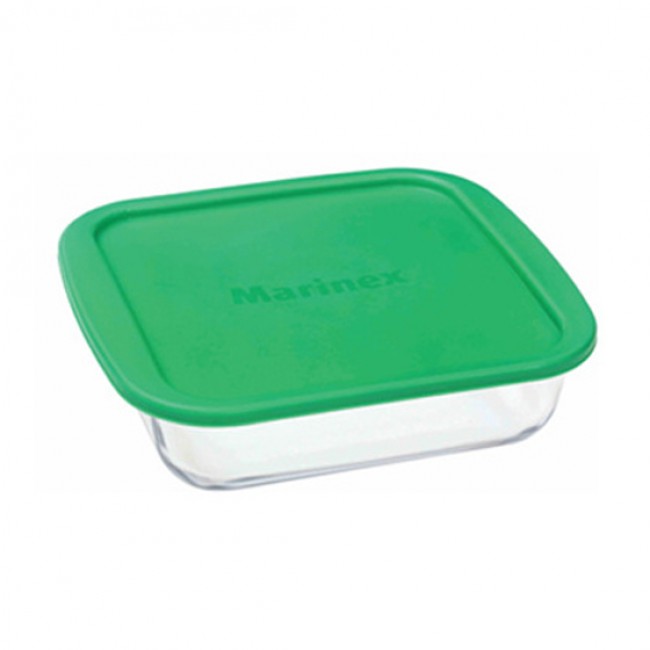 Marinex Square Baker & Plastic Lid, 1.8L