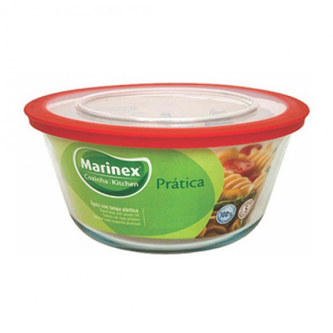 Marinex Mixing Bowl & Plastic Lid, 600ml