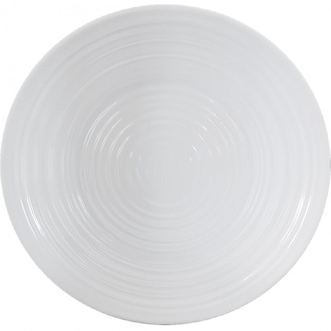 Home Classix Melamine Round Platter, White, 35.5cm