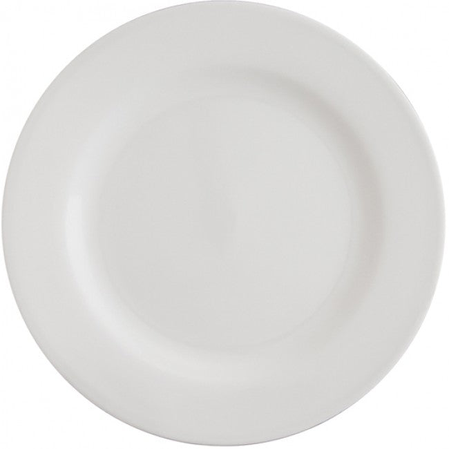 Home Classix Melamine Dinner Plate, White, 25cm