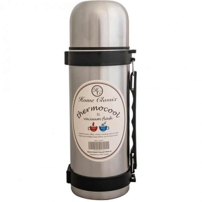 Home Classix Thermocool Stainless Steel Vacuum Flask, 1L