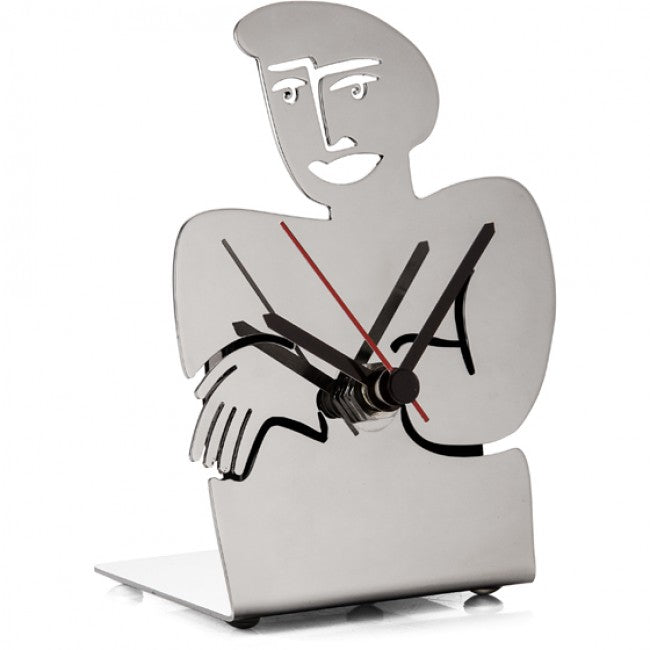 Carrol Boyes Desk Clock, Face Off