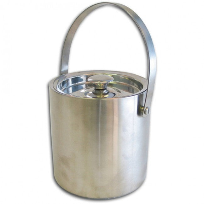 Regent Bar Butler Double Walled Stainless Steel Ice Bucket, 1.7L