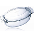 Pyrex Essentials Oval Casserole Dish With Lid, 5.9L