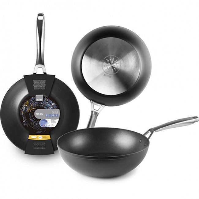 Ibili Titan Non-Stick Wok, 30cm