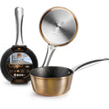 Ibili Natura Copper Non-Stick Saucepan, 14cm