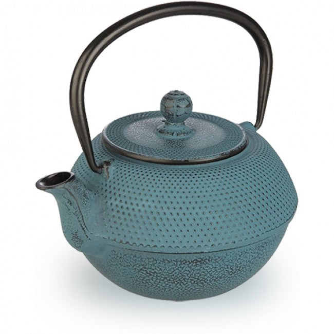 Ibili Oriental Cast Iron Tetsubin Teapot With Infuser, Azure, 1.2L