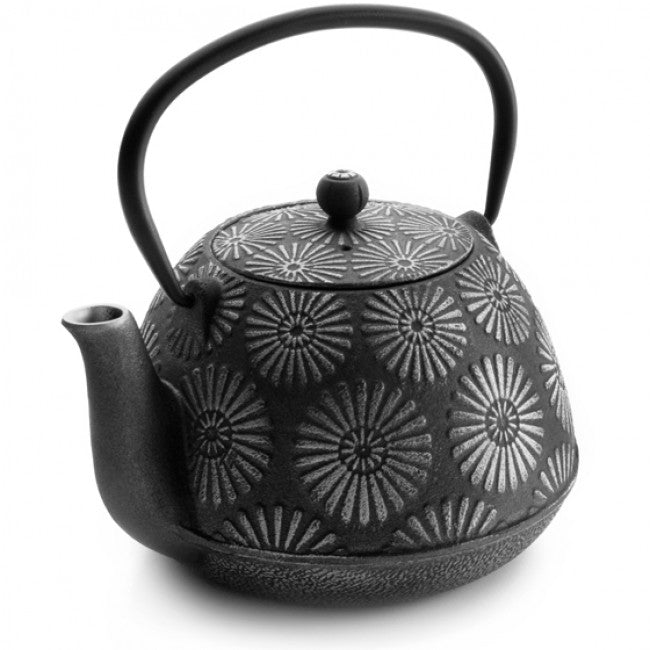 Ibili Oriental Cast Iron Tetsubin Teapot With Infuser, Bali, 1.2L
