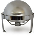 Steel King Round Satin Roll Top Chafing Dish, 6.5L