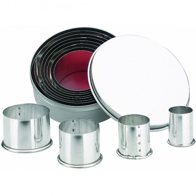 Ibili 11pc Round Cookie Cutter Set