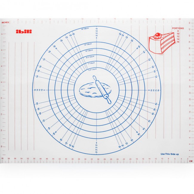 Ibili Accesorios 61cm Pastry Mat With Measurements