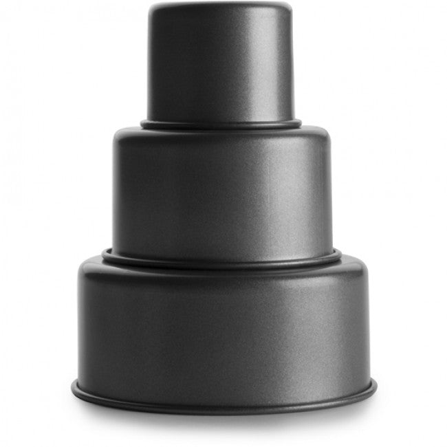 Ibili Moka Set Of 3 Mini-Tiered Cake Pans