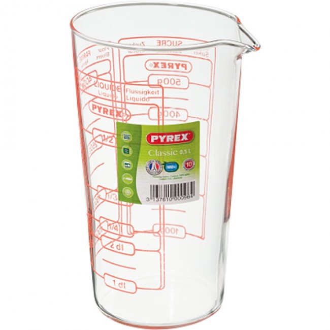 Pyrex Classic Measuring Jug Without Handles, 500ml