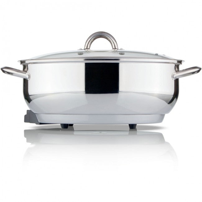 Taurus Inox Torrat Stainless Steel Electric Frying Pan, 12.8L