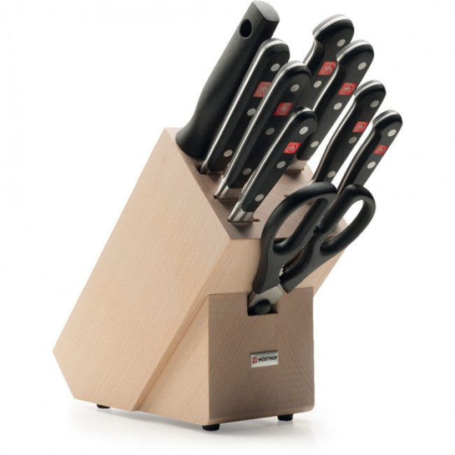 Wüsthof Classic 9pc Knife Block Set