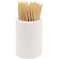 White Basics Toothpick Holder