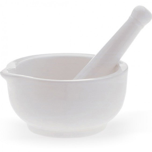White Basics Mortar & Pestle, 12cm