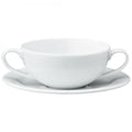 Noritake Arctic White Soup Cup & Saucer