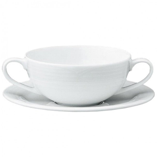 Noritake Arctic White Soup Cup & Saucer