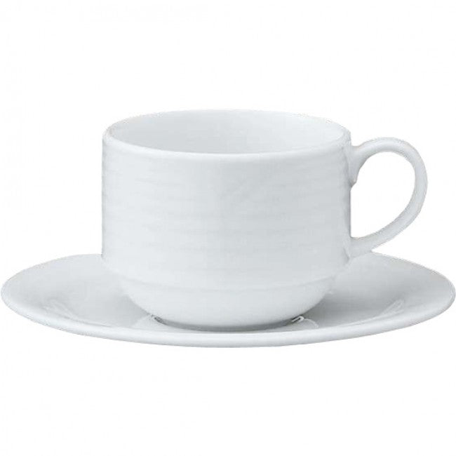 Noritake Arctic White Stacking Cup & Saucer