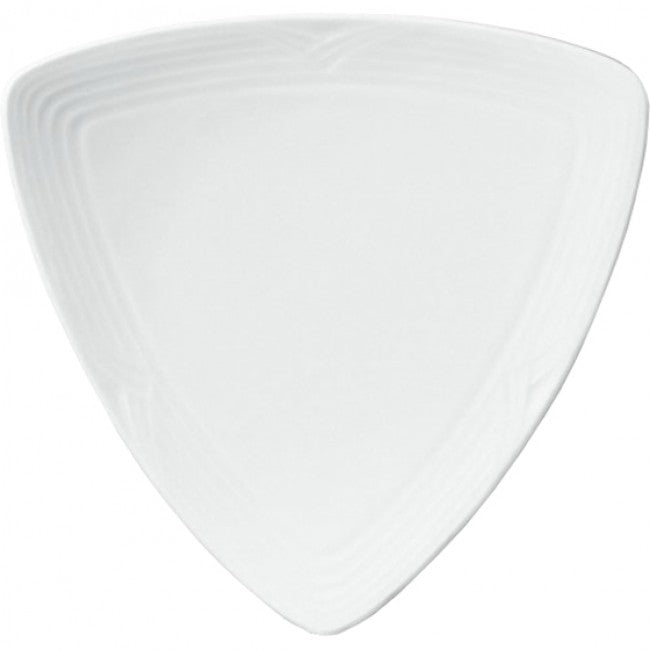 Noritake Arctic White Triangular Plate, 21cm
