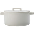 Maxwell & Williams Epicurious Round Casserole, 2.6L - White