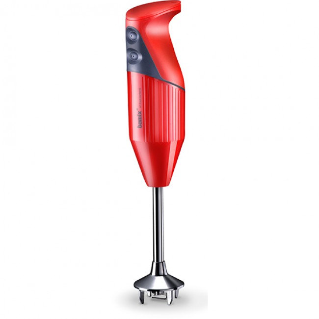 Bamix Swissline Hand Blender With Countertop Stand, Red