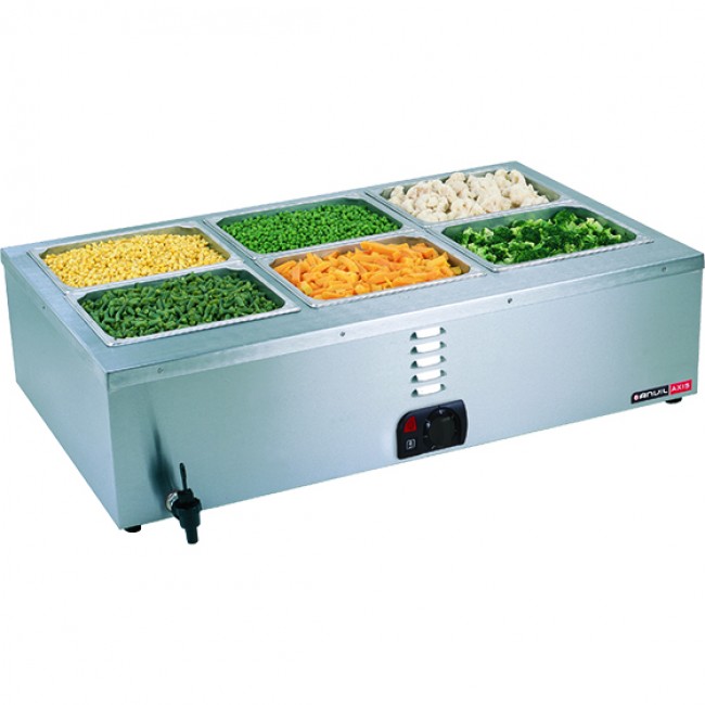 Anvil Tabletop Bain Marie, 3 Division