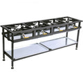 Anvil 4 Burner Gas Boiling Table, Straight