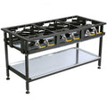 Anvil 6 Burner Gas Boiling Table, Staggered