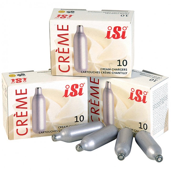 B's Kitchen Cream Bomb Chargers, Pack of 10