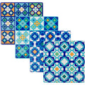 Maxwell & Williams Barcelona Square Ceramic Coasters, Set Of 4