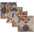 Maxwell & Williams Marrakesh Square Ceramic Coasters, Set Of 4