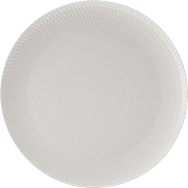 Maxwell & Williams White Basics Diamonds Round Platter, 36cm