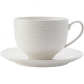 Maxwell & Williams White Basics Diamonds Coupe Cup & Saucer