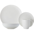 Maxwell & Williams White Basics Diamonds Coupe Dinner Set, 16pc