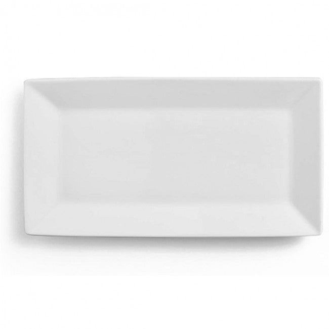 Eetrite Just White Rectangular Platter, 24.5cm