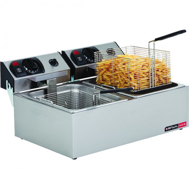 Anvil Double Pan Basket Fryer