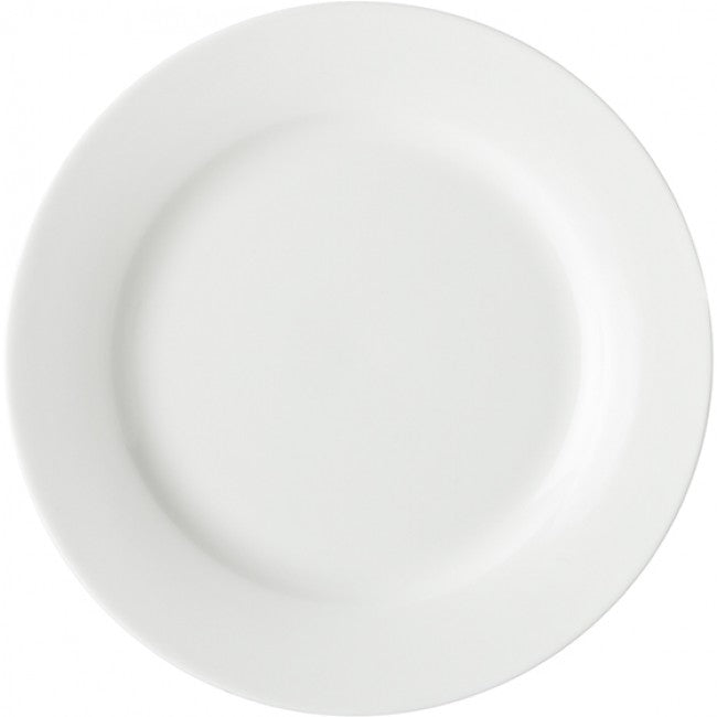 White Basics Rim Entree Plate, 23cm