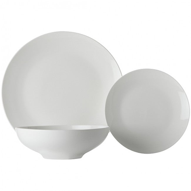 Maxwell & Williams White Basics Coupe Dinner Set, Tribeca, 12pc