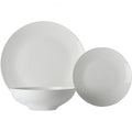 Maxwell & Williams White Basics Coupe Dinner Set, Tribeca, 18pc