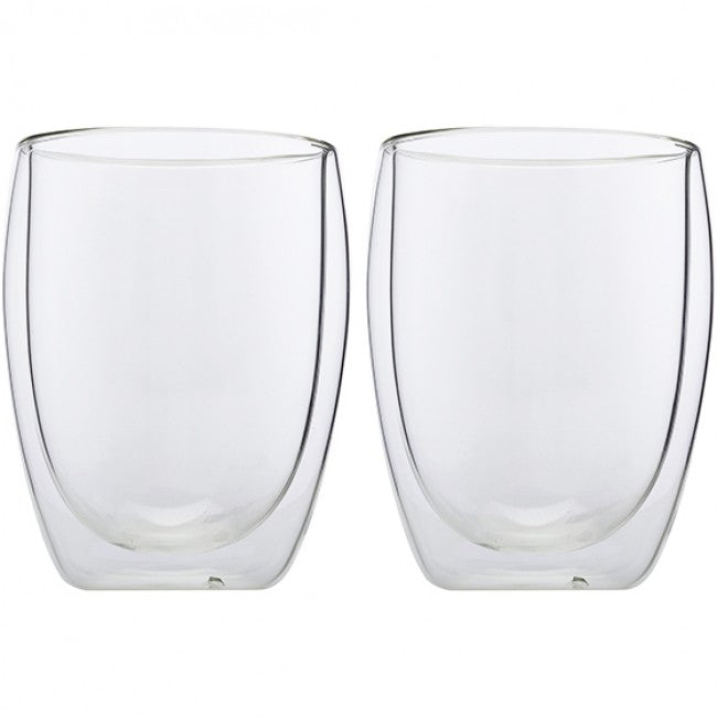 Maxwell & Williams Blend 350ml Double Walled Glasses, Set Of 2