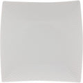 Maxwell & Williams White Basics Diamonds Square Dinner Plate, 26cm
