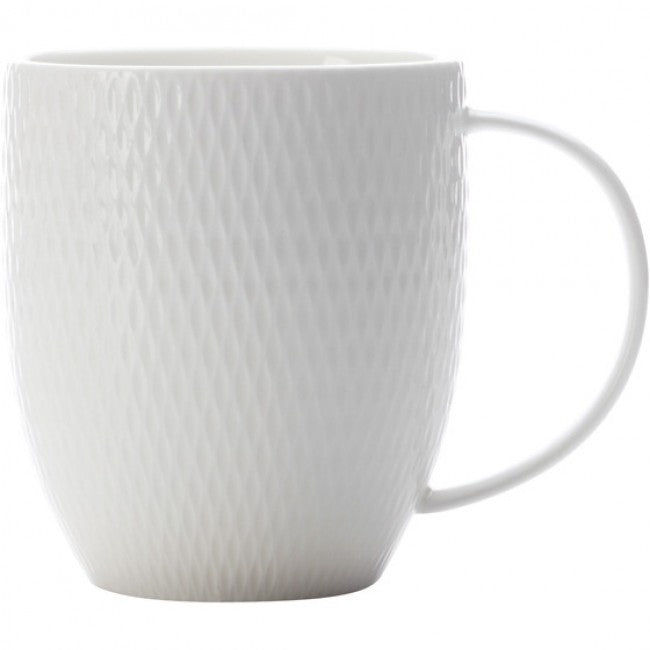 Maxwell & Williams White Basics Diamonds Coupe Mug
