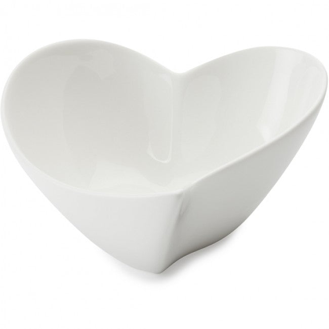 White Basics Heart Bowl, 14cm